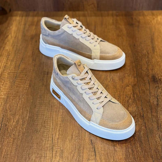 Khaki Casual Flat Shoes