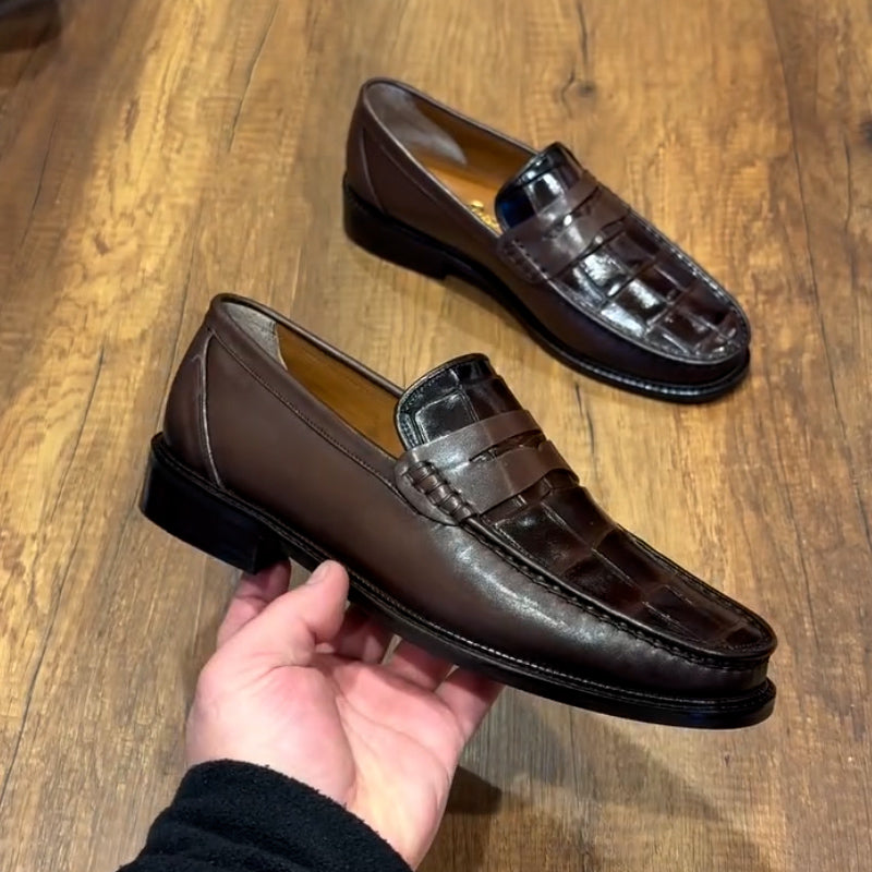 Soft Leather Flat Shoes