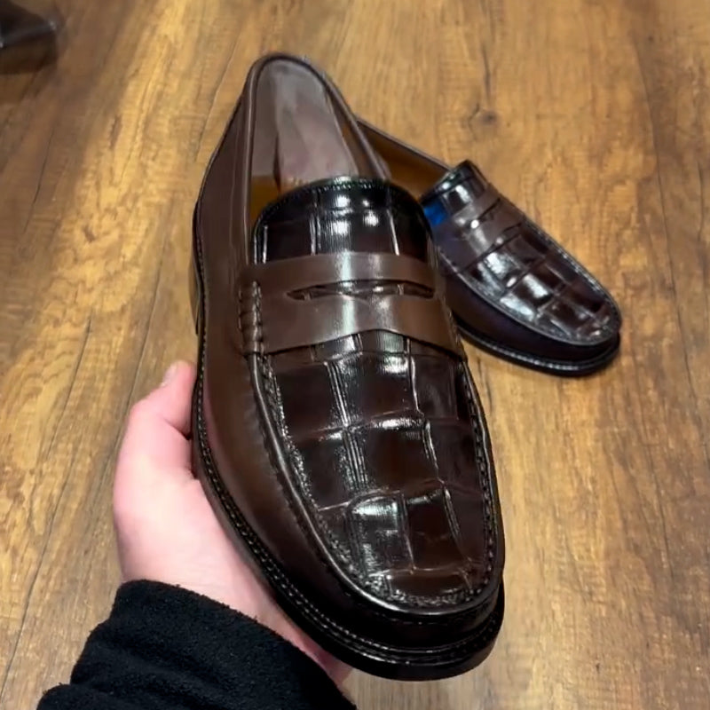 Soft Leather Flat Shoes