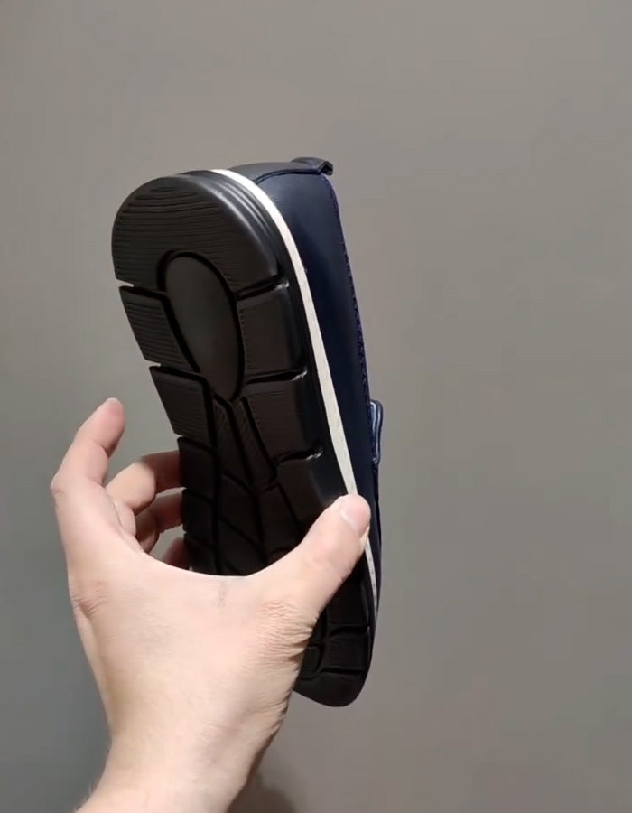 Casual Leather Flat Shoes