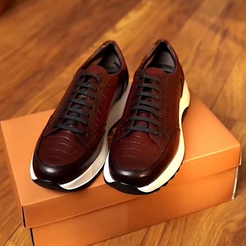 Brown Unique Sneakers