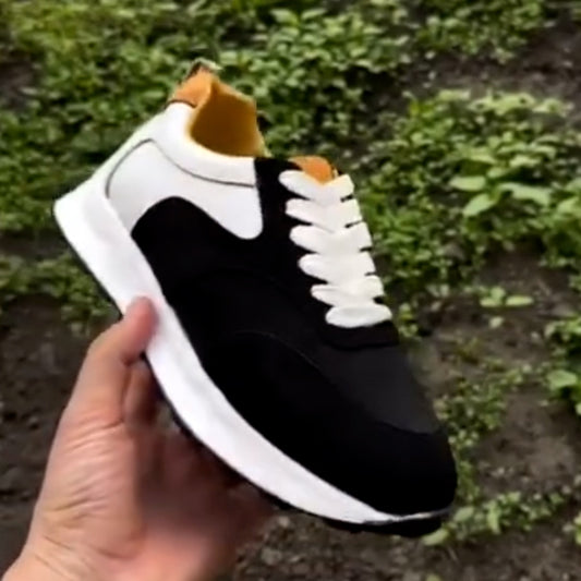 Black-White Casual Sneakers