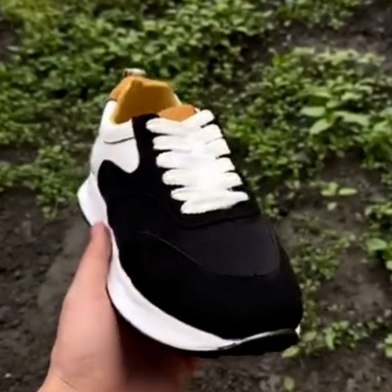 Black-White Casual Sneakers