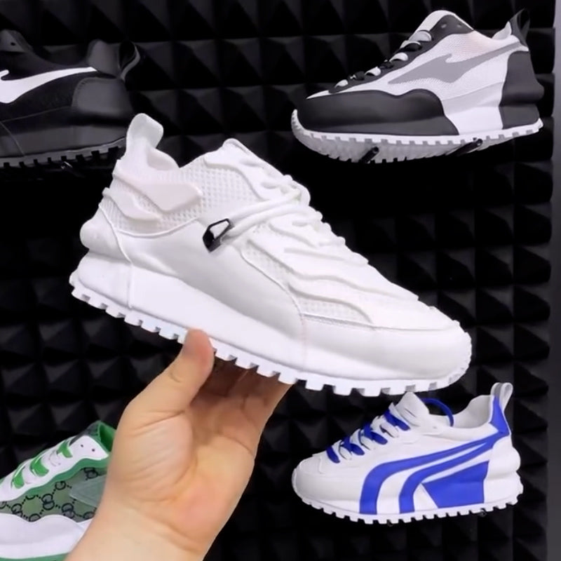 Spliced Breathable Sneakers