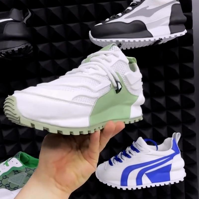 Spliced Breathable Sneakers