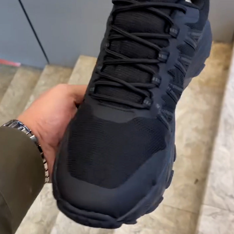 Black Air-Cushion Sneakers