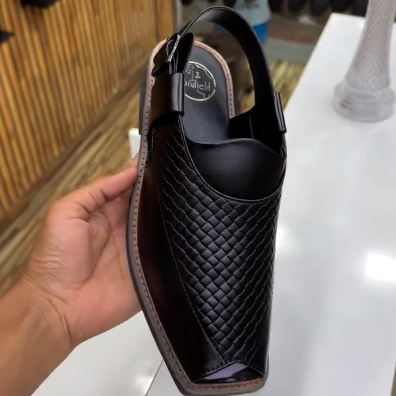 Leather Buckle Sandals