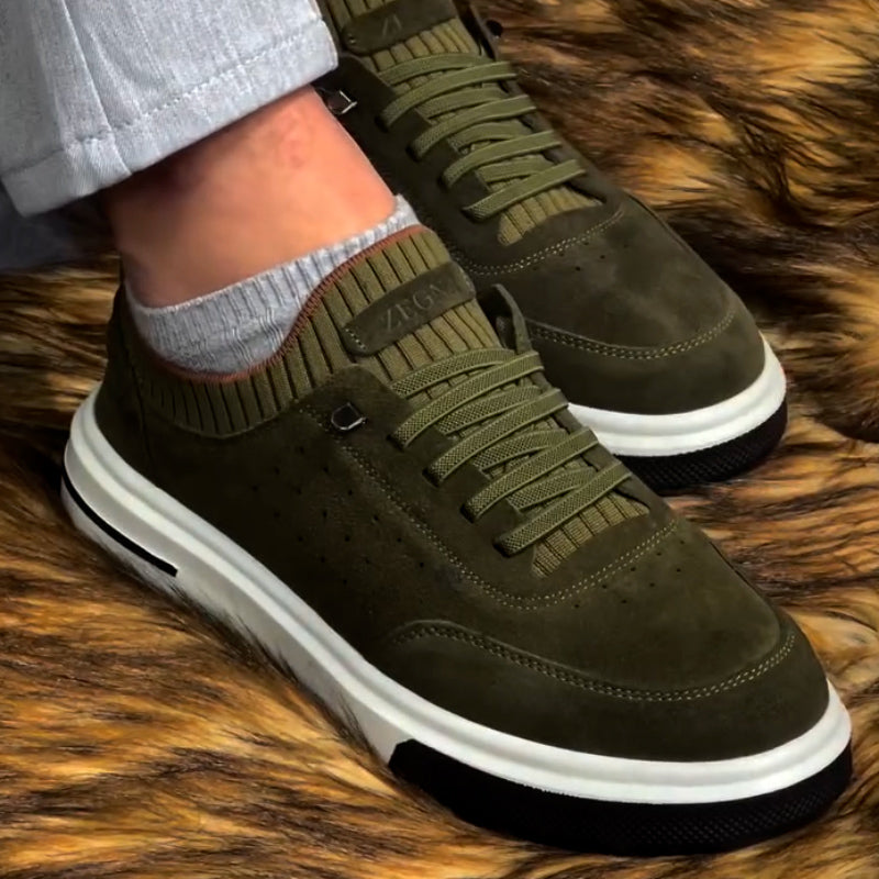 Stretch Lace-Up Shoes