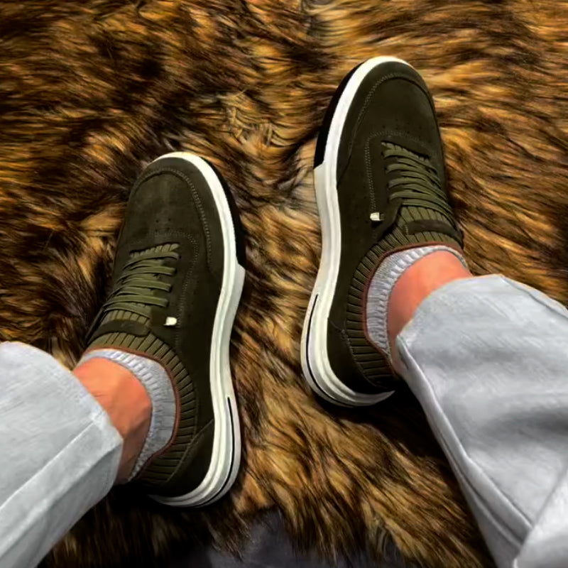 Stretch Lace-Up Shoes