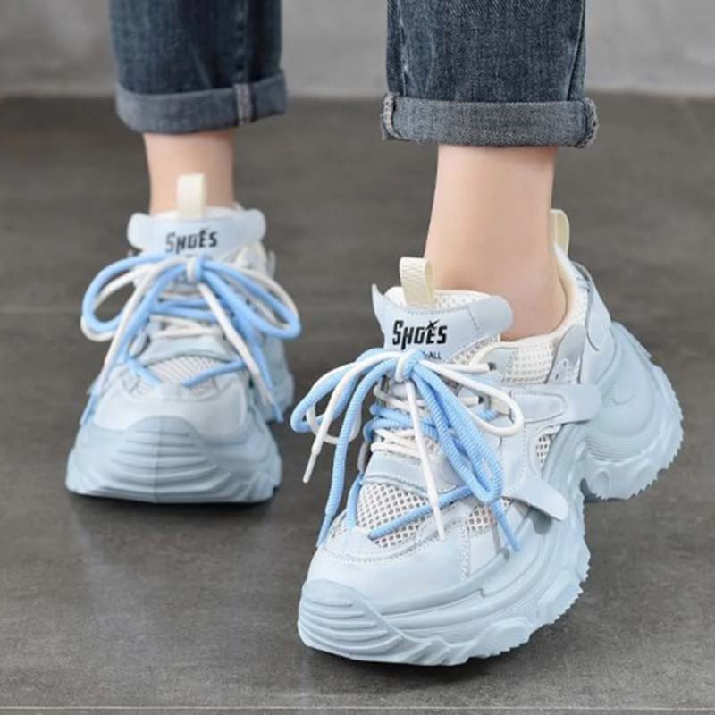 Bright Thick-Sole Sneakers