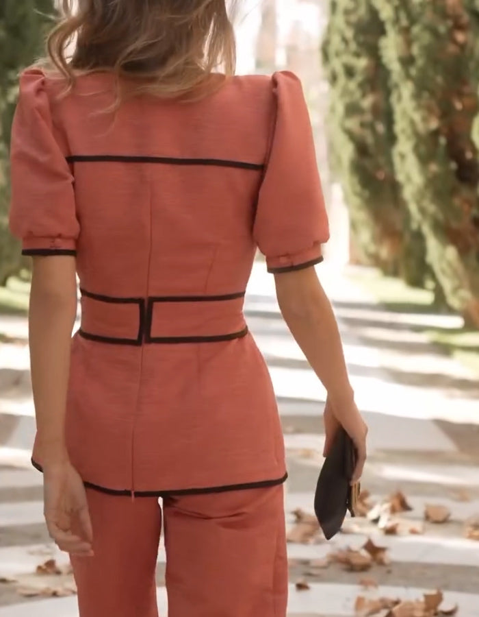 Chic Belt Comfy Suits