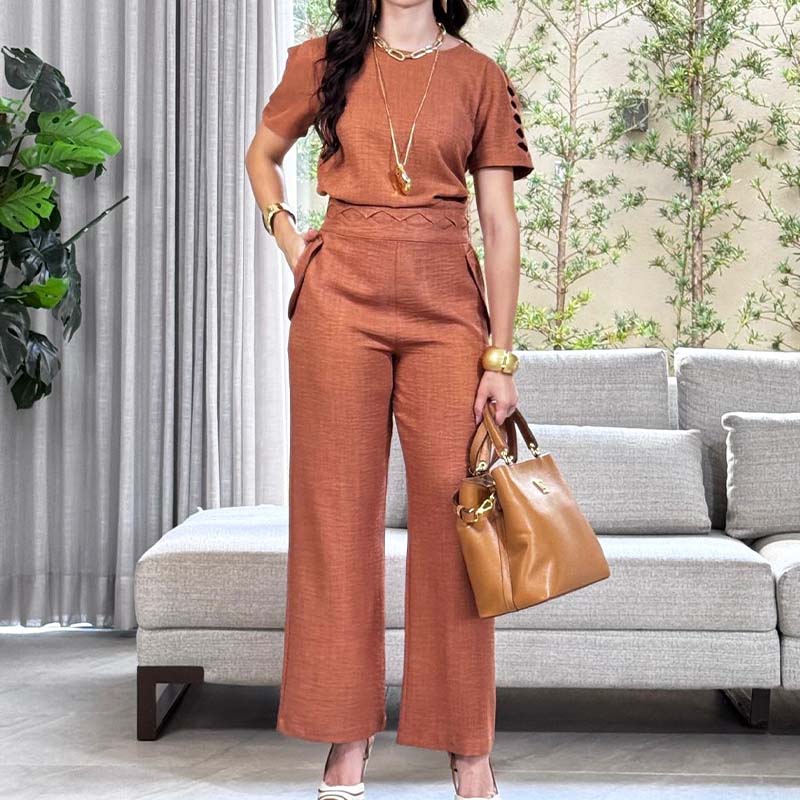 Brown Casual Suit