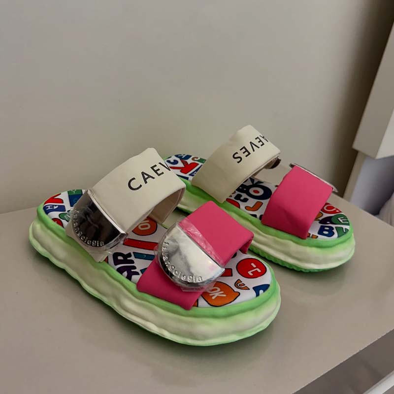 Double Velcro Soft Slippers