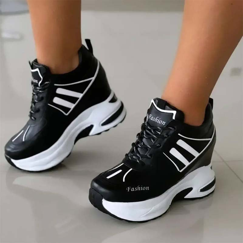 Casual Leather Chunky Sneakers