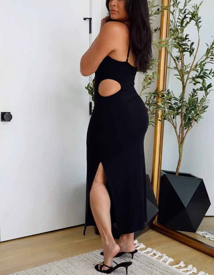 Black Waistless Dress