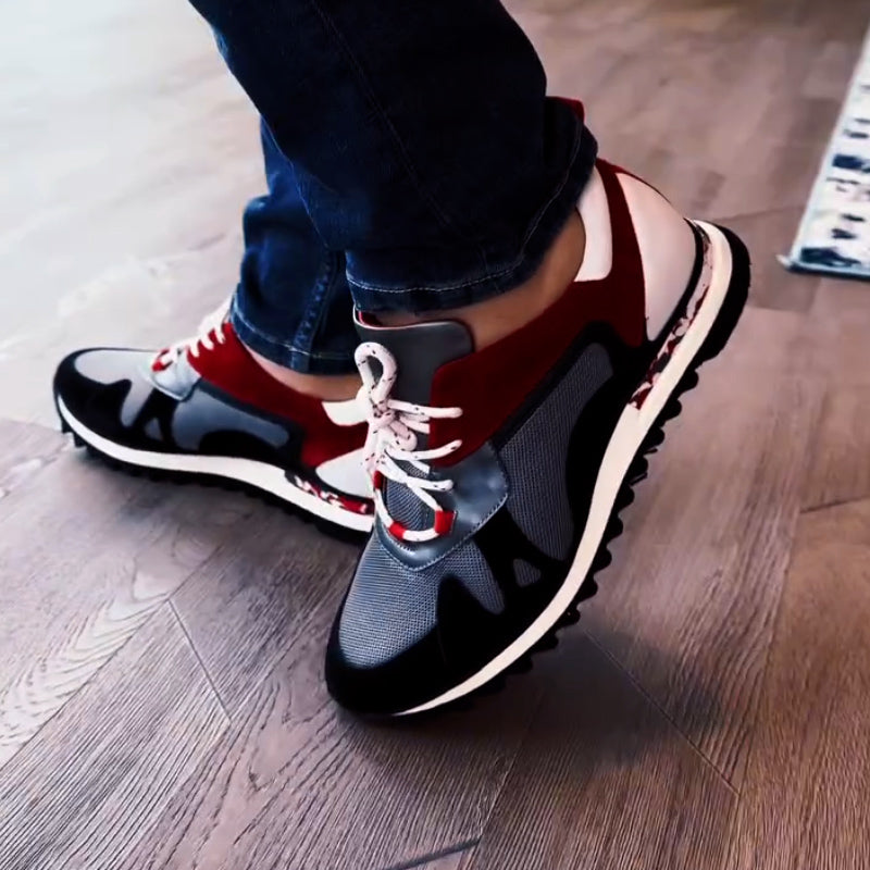 Gray Breathable Sneakers