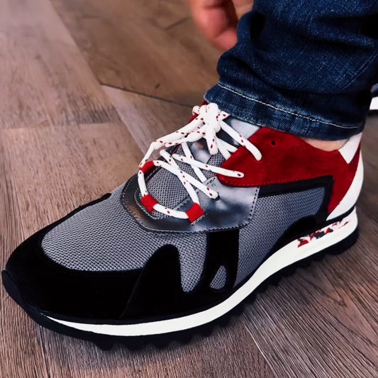 Gray Breathable Sneakers