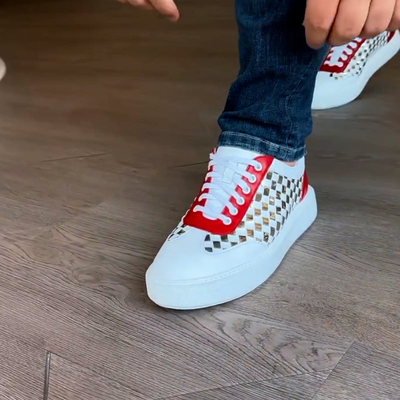 Plaid Casual Sneakers