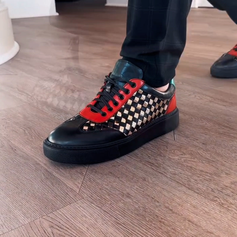 Plaid Casual Sneakers