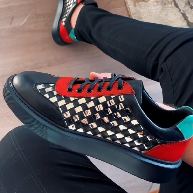 Plaid Casual Sneakers