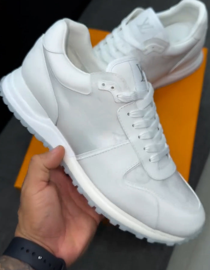 White Walking Sneakers