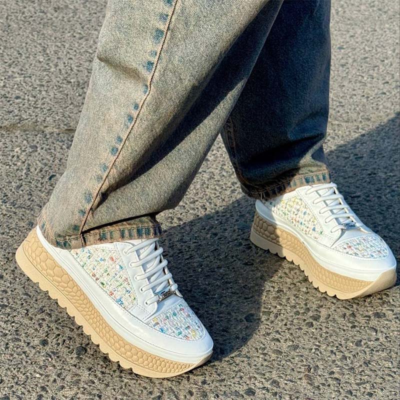 White Chunky Sneakers