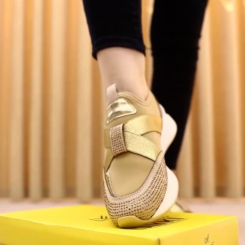 Elastic Slip-On Sneakers