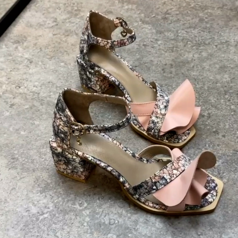 Pink Print Casual Shoes