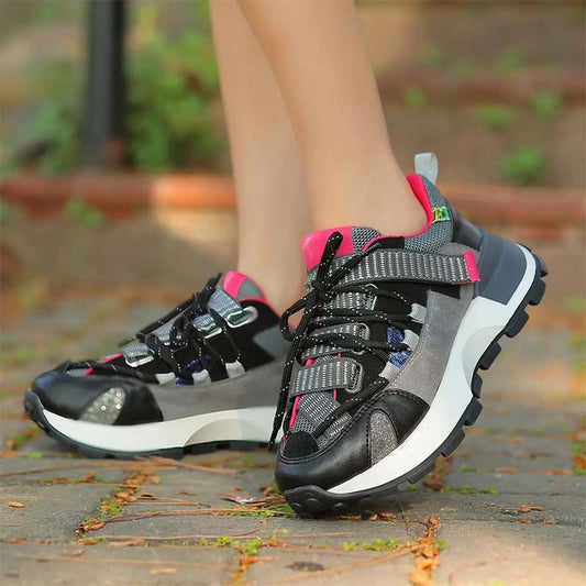 Chic Lace-Up Sneakers