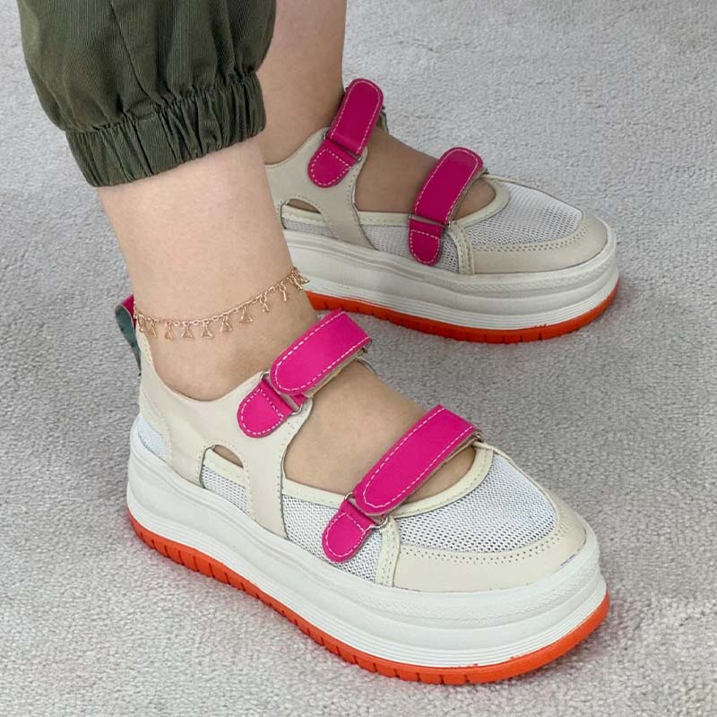 Velcro Platform Shoes