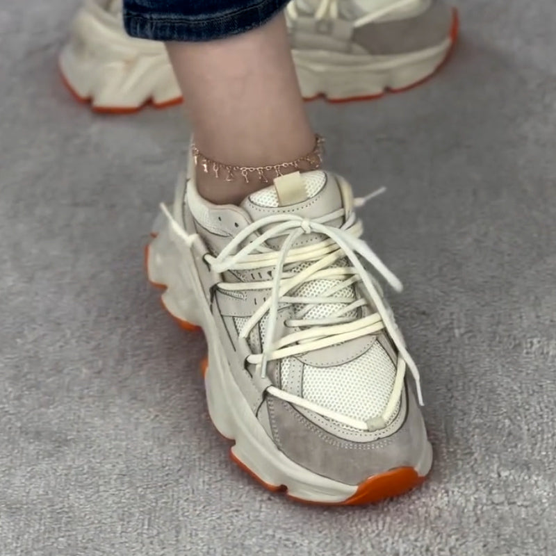 Thick-Sole Versatile Sneakers