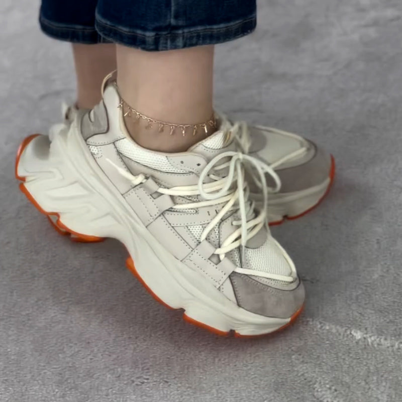Thick-Sole Versatile Sneakers