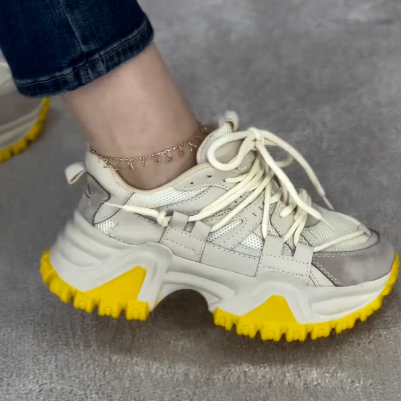 Thick-Sole Versatile Sneakers