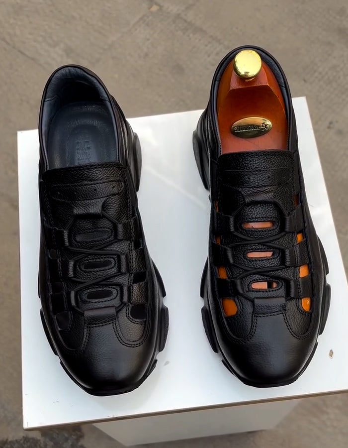 Black Hollow Sneakers