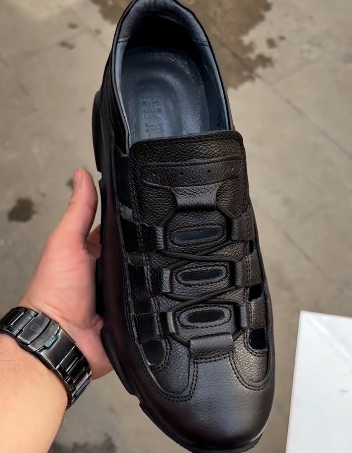 Black Hollow Sneakers