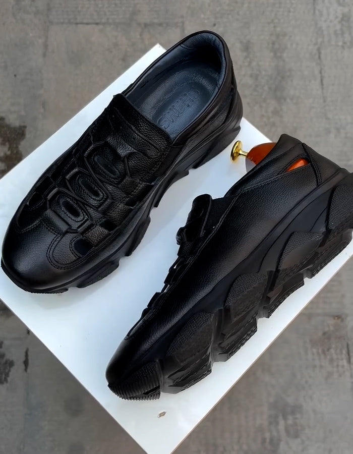 Black Hollow Sneakers