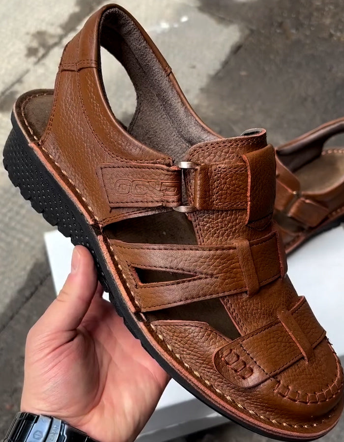 Brown Leather Soft Shoes