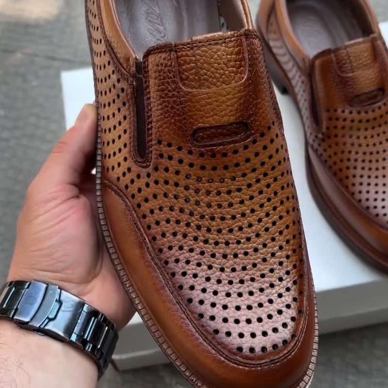 Brown Breathable Shoes