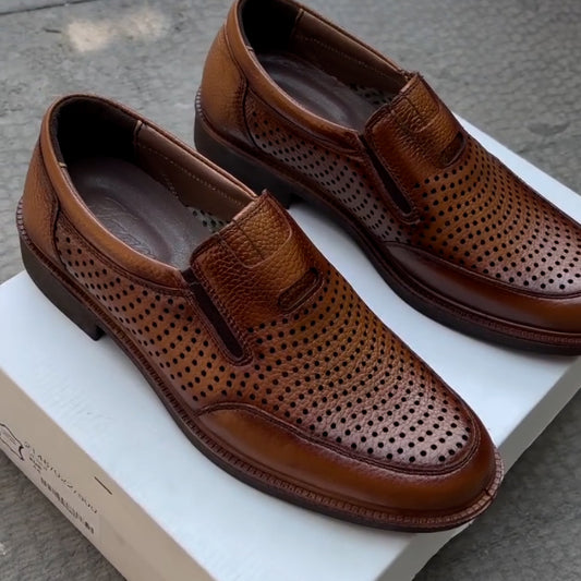 Brown Breathable Shoes