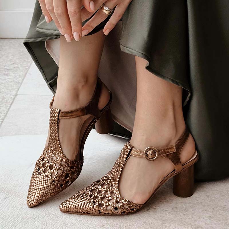 Gold Chic Shoes