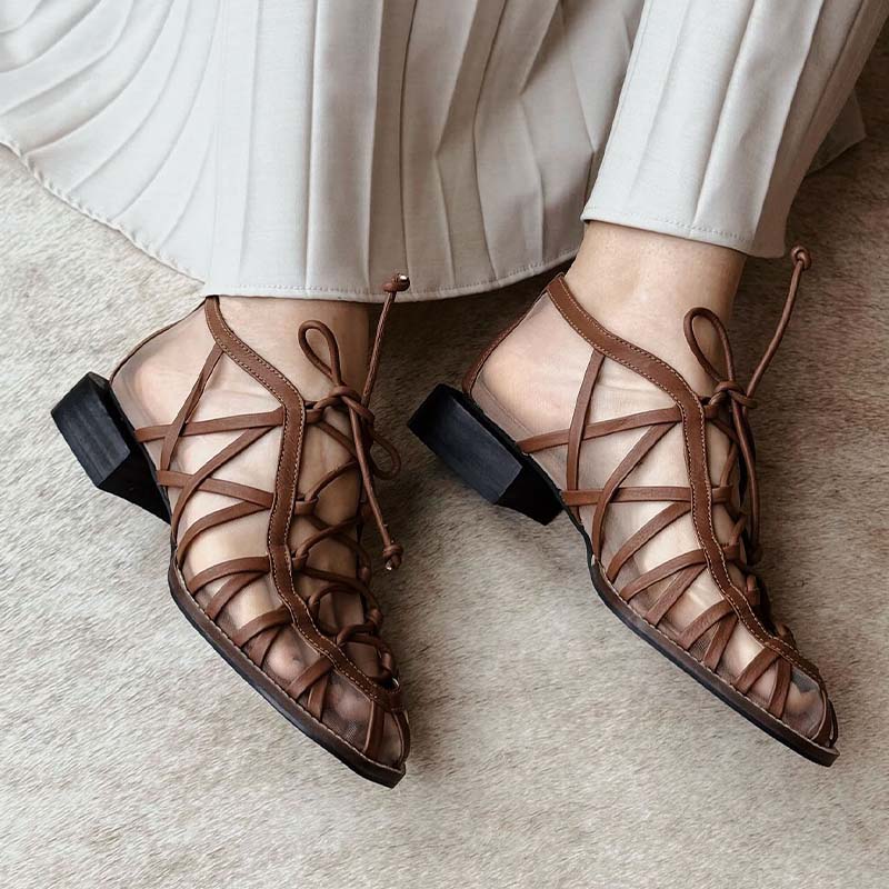 Lace-Up Breathable Shoes