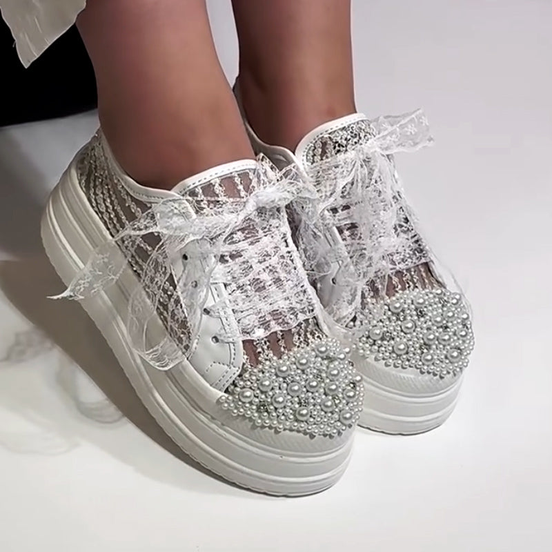 Sheer Platform Shoes