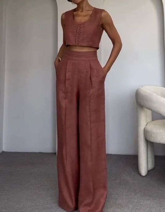 Delicate Sleeveless Suits