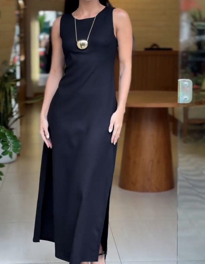 Casual Lace-Up Dress