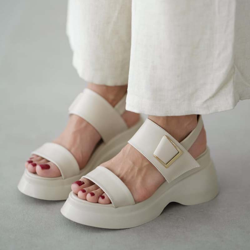 Velcro Wedge Sandals