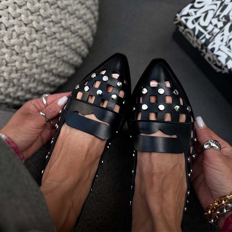 Point-Toe Casual Flat Shoes