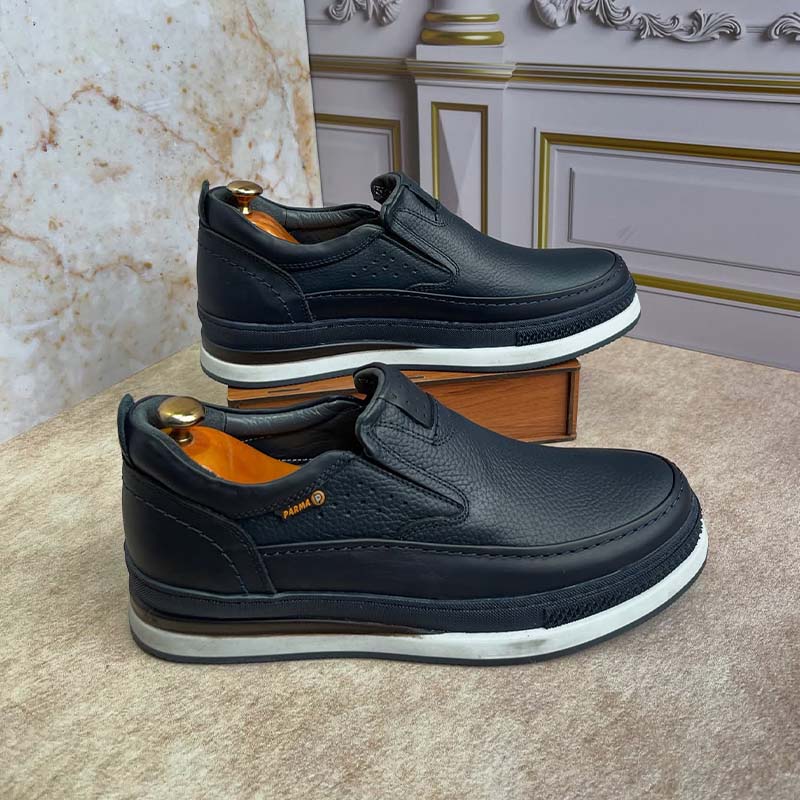 Leather Slip-On Casual Shoes
