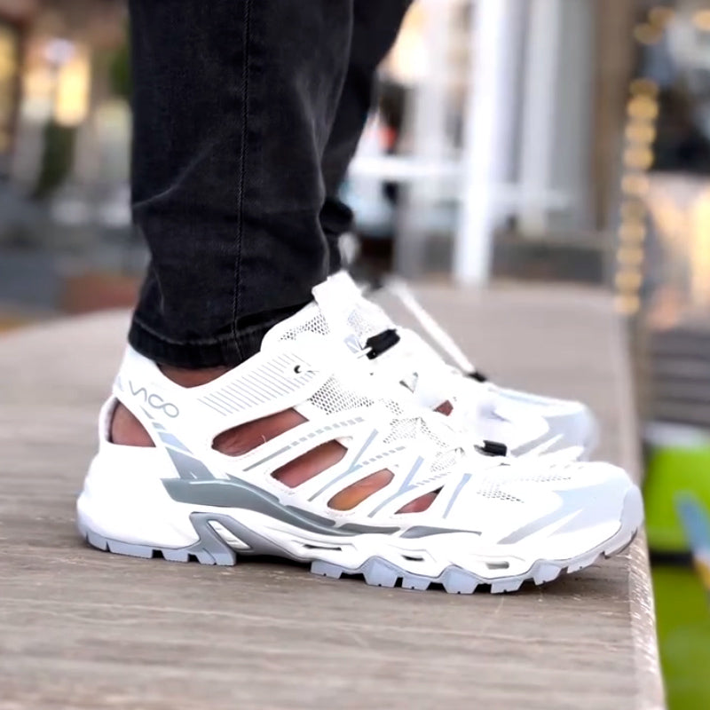 White Hollow Non-Slip Sneakers