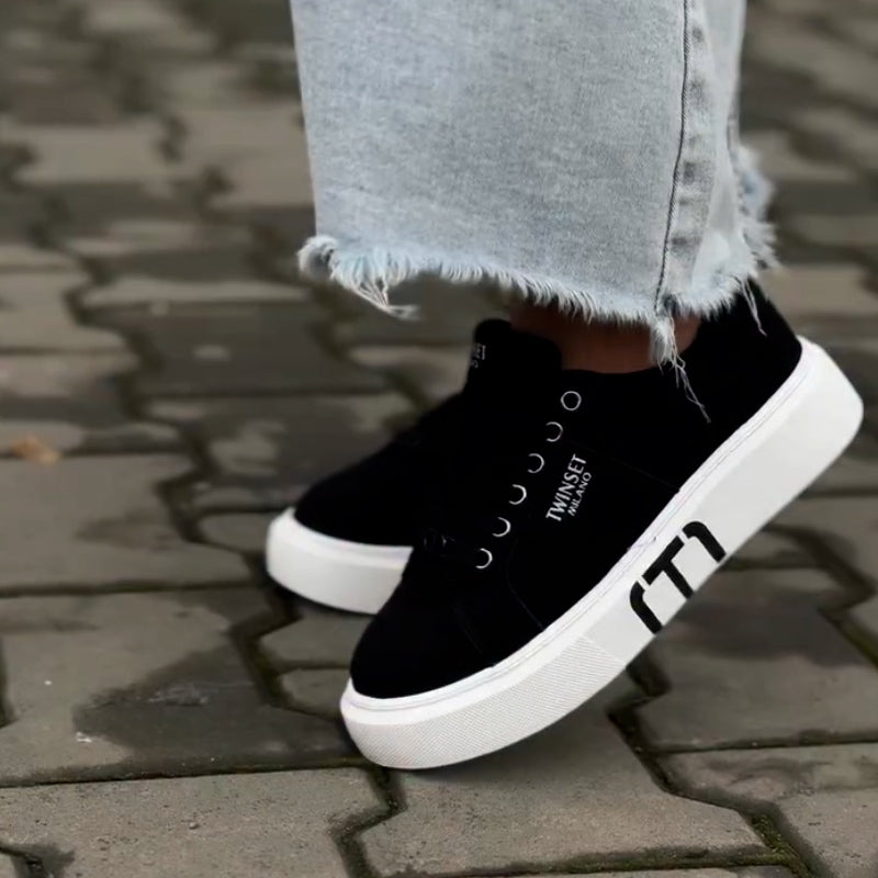 Casual Platform Lace-Up Shoes