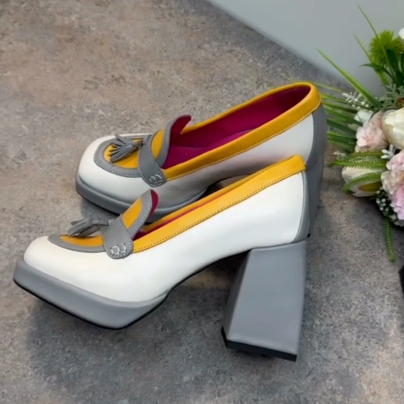 Casual Thick-Heel Shoes